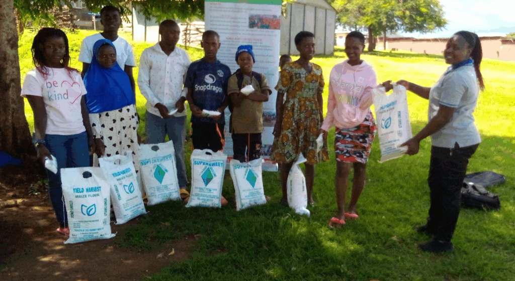 YAWE Foundation Distributes Food Relief to Youth Living with HIV in Western Uganda