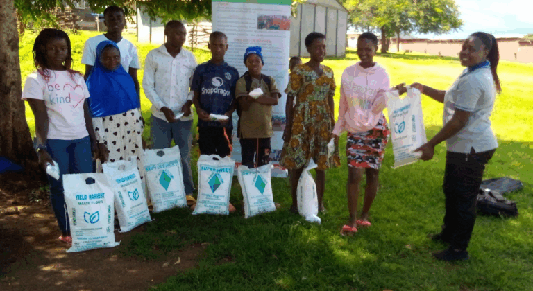 YAWE Foundation Distributes Food Relief to Youth Living with HIV in Western Uganda